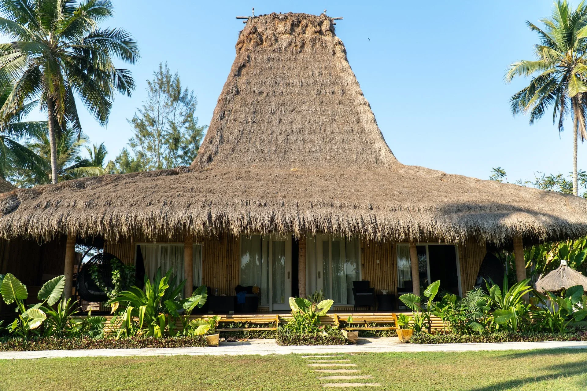 Traditional peaked-roof villa, The Marapu